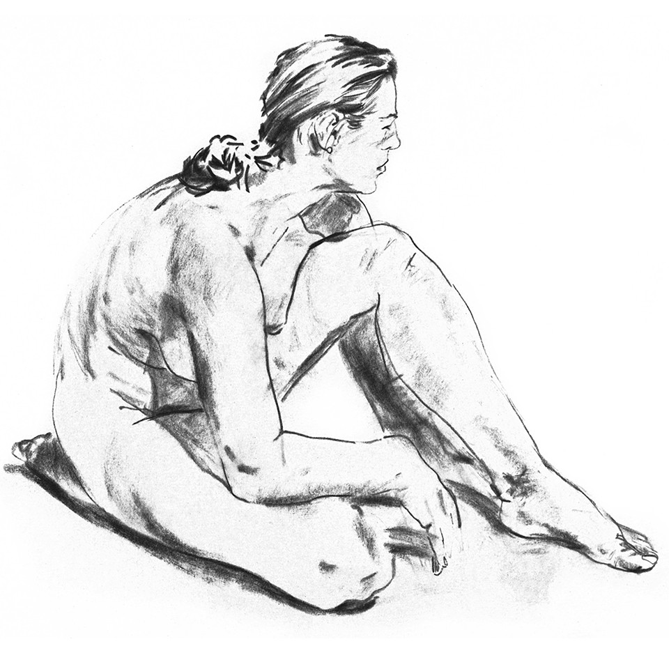 Life Drawing 8 by Celine O'Sullivan