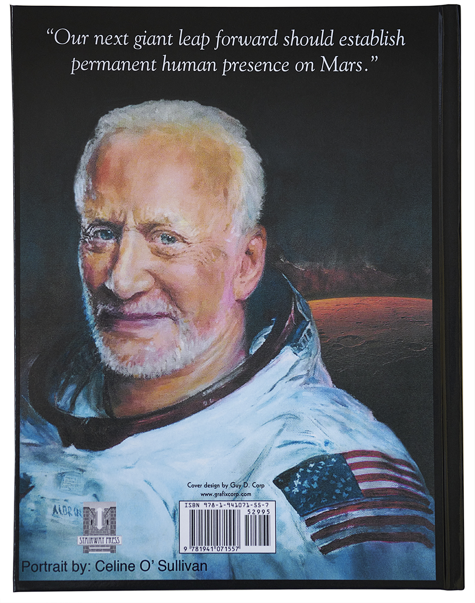 Buzz Aldrin Painting by Celine O'Sullivan